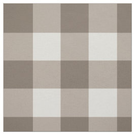 Buffalo Check Beige Cream Ivory Gingham Stof