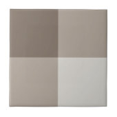 Buffalo Check Beige Cream Ivory Gingham Tegeltje (Voorkant)