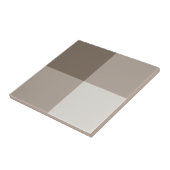 Buffalo Check Beige Cream Ivory Gingham Tegeltje (Zijkant)