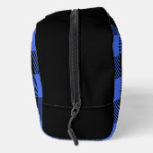 Buffalo Check Blauw en Zwart Lumberjack Plaid Toilettasje (Rechts)