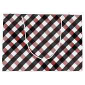 Buffalo Check geruite foto Kerstmis Groot Cadeauzakje (Achterkant)