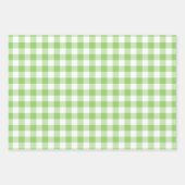 Buffalo Check gingham patroon Set Holiday Inpakpapier Vel (Voorkant 2)
