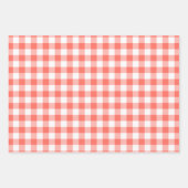 Buffalo Check gingham patroon Set Holiday Inpakpapier Vel (Voorkant)