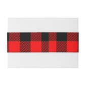 Buffalo Check Great North Game Companion Uitnodigingen Wikkel (Achterkant Voorbeeld)