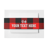 Buffalo Check Great North Game Companion Uitnodigingen Wikkel (Voorkant Voorbeeld)