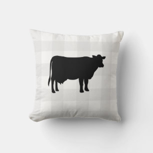 Buffalo Check Koe Farmhouse Sierkussen