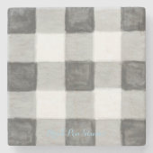 Buffalo Check Marble Onderzetter (Voorkant)