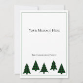 Buffalo Check Merry Kerstmis eenvoudig (Achterkant)