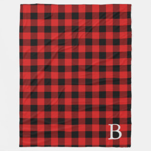 Buffalo Check Monogrammed Deken