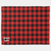 Buffalo Check Monogrammed Deken (Voorkant (Horizontaal))