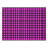 Buffalo Check Paarse Plaid Pattern Tafelkleed (Voorkant (Horizontaal))