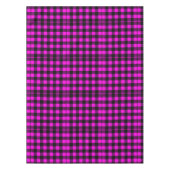 Buffalo Check Paarse Plaid Pattern Tafelkleed (Voorkant)
