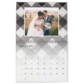 Buffalo Check Passen getrouwd eerste jaar bruiloft Kalender (Jan 2027)