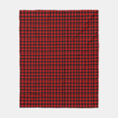 Buffalo Check Pattern Cozy Country Fleece Blanket (Voorkant)
