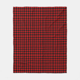Buffalo Check Pattern Cozy Country Fleece Blanket