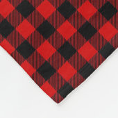 Buffalo Check Pattern Cozy Country Fleece Blanket Deken (Hoek)