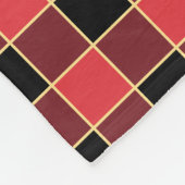 Buffalo Check Pattern Monogram Aangepaste kleuren  Fleece Deken (Hoek)