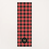 Buffalo Check Pattern Monogram Aangepaste kleuren  Yogamat (Voorkant)