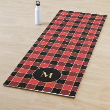 Buffalo Check Pattern Monogram Aangepaste kleuren 