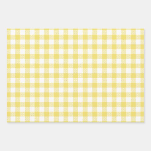 Buffalo Check Pattern Set Holiday Inpakpapier Vel (Voorkant 2)