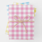 Buffalo Check Pattern Set Holiday Inpakpapier Vel (In situ)