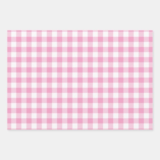 Buffalo Check Pattern Set Holiday Inpakpapier Vel (Voorkant)