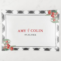 Buffalo Check Pset Black & White Monogram Juwelen