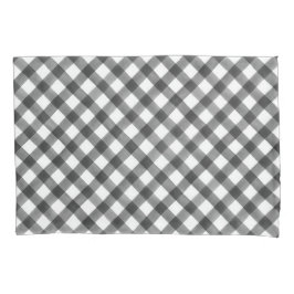 Buffalo Check Pset Black White Pattern Farmhouse Kussensloop