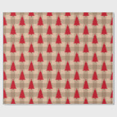 Buffalo Check Pset Countrykerstboom Cadeaupapier (Vlak)