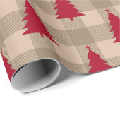 Buffalo Check Pset Countrykerstboom Cadeaupapier (Rol Hoek)