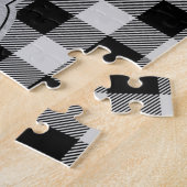 Buffalo Check Rustic Country Farmhouse Legpuzzel (Zijkant)