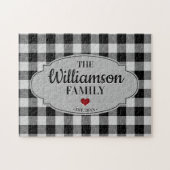 Buffalo Check Rustic Country Farmhouse Legpuzzel (Horizontaal)