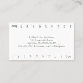 Buffalo Check Simple Coffee Punchcard Klantenkaartje (Achterkant)