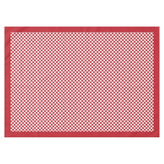Buffalo Check Tafelkleed Gezellig Rood Wit Eten (Voorkant (Horizontaal))