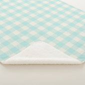 Buffalo Check Turquoise Check Mountain Sherpa Deken (3/4)