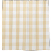Buffalo Check Wheat Shower Curtain Douchegordijn (Voorkant)