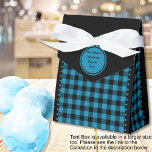 Buffalo Check - Zwart en Blauw - 3x1.5x3.25 Tent Bedankdoosjes<br><div class="desc">Zwarte en blauwe buffel vink het voorkeursvak van de tent aan. Tekst is aanpasbaar. Als u de knop/tool 'ontwerp bewerken' gebruikt,  kunt u ook uw eigen afbeeldingen/foto's toevoegen. Andere kleuren,  vormen en doosgrootte beschikbaar. Bekijk het Collectie van alle doosgroottes & buffels controleer kleuren hier: https://www.zazzle.com/collections/119842043554925619</div>
