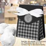 Buffalo Check - Zwart en Grijs - 3x1.5x3.25 Tent Bedankdoosjes<br><div class="desc">Zwarte en grijze buffels vink het voorkeursvakje van de tent aan. Tekst is aanpasbaar. Als u de knop/tool 'ontwerp bewerken' gebruikt,  kunt u ook uw eigen afbeeldingen/foto's toevoegen. Andere kleuren,  vormen en doosgrootte beschikbaar. Bekijk het Collectie van alle doosgroottes & buffels controleer kleuren hier: https://www.zazzle.com/collections/119842043554925619</div>
