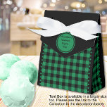 Buffalo Check - Zwart en Groen - 3x1.5x3.25 Tent Bedankdoosjes<br><div class="desc">Zwarte en groene buffels vinken het voorkeursvakje van de tent aan. Tekst is aanpasbaar. Als u de knop/tool 'ontwerp bewerken' gebruikt,  kunt u ook uw eigen afbeeldingen/foto's toevoegen. Andere kleuren,  vormen en doosgrootte beschikbaar. Bekijk het Collectie van alle doosgroottes & buffels controleer kleuren hier: https://www.zazzle.com/collections/119842043554925619</div>