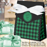Buffalo Check - Zwart en Groen - 4x2x5 Tent Bedankdoosjes<br><div class="desc">Zwarte en groene buffels vinken het voorkeursvakje van de tent aan. Tekst is aanpasbaar. Als u de knop/tool 'ontwerp bewerken' gebruikt,  kunt u ook uw eigen afbeeldingen/foto's toevoegen. Andere kleuren,  vormen en doosgrootte beschikbaar. Bekijk het Collectie van alle doosgroottes & buffels controleer kleuren hier: https://www.zazzle.com/collections/119842043554925619</div>