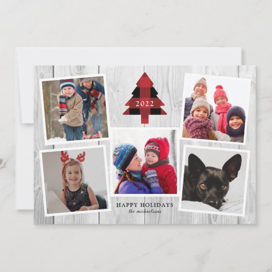 BUFFALO CHECKS CHRISTMAS TREE Photo Collage (Voorkant)