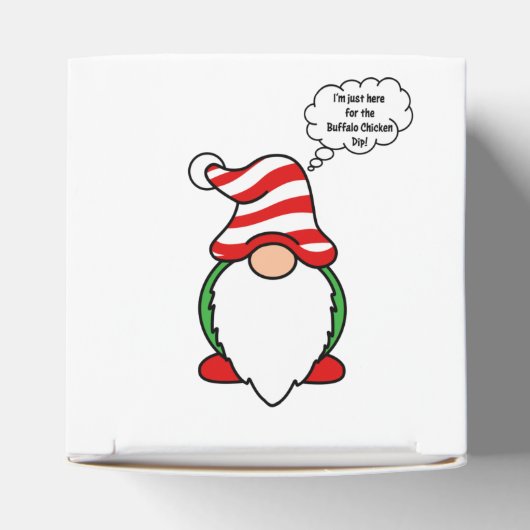 Buffalo chicken dip gnome bedankdoosjes (Bovenkant)