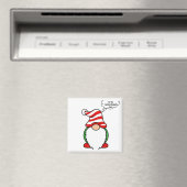 Buffalo Chicken Dip Kerstmis Gnome Magneet (Insitu (Vaatwasser))