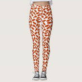Buffalo Chicken Wings Funny Pattern Leggings (Voorkant)