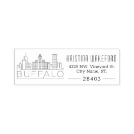 Buffalo City | Aangepast zelfinkend stempel voor a