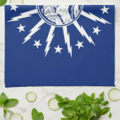 buffalo city flag united state america new york theedoek (Gevouwen)