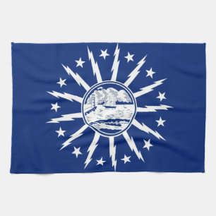 buffalo city flag united state america new york theedoek