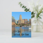 Buffalo City Hall Briefkaart (Staand voorkant)