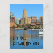 Buffalo City Hall Briefkaart (Voorkant)
