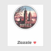 Buffalo City New York Verenigde Staten Sticker (Vel)